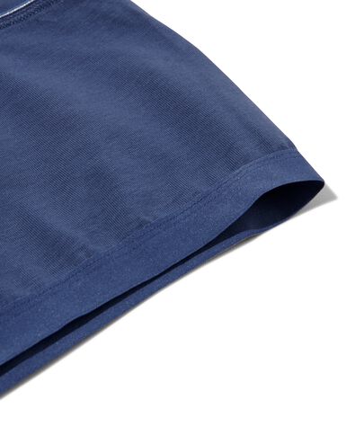 2 slips femme taille haute coton stretch bleu S - 19680925 - HEMA