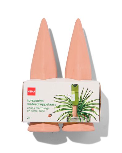waterdruppelaar terra cotta 18cm 2 stuks - 41830339 - HEMA