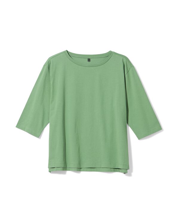 haut de pyjama femme Toya jersey vert vert - 23401650GREEN - HEMA