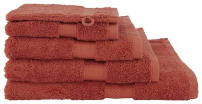 Handtuch, schwere Qualität terrakotta - 1000018650 - HEMA