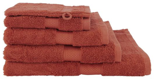 Handtücher - schwere Qualität terrakotta terrakotta - 1000020022 - HEMA