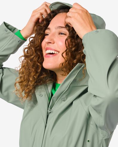 manteau imperméable femme vert menthe M - 34430072 - HEMA