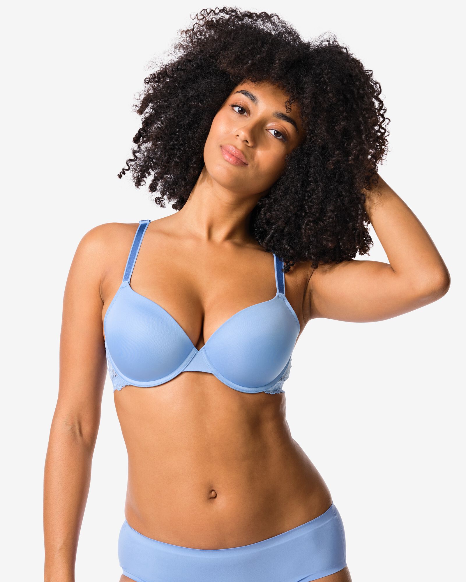 soutien-gorge push-up avec armatures bleu bleu - 21805605BLUE - HEMA
