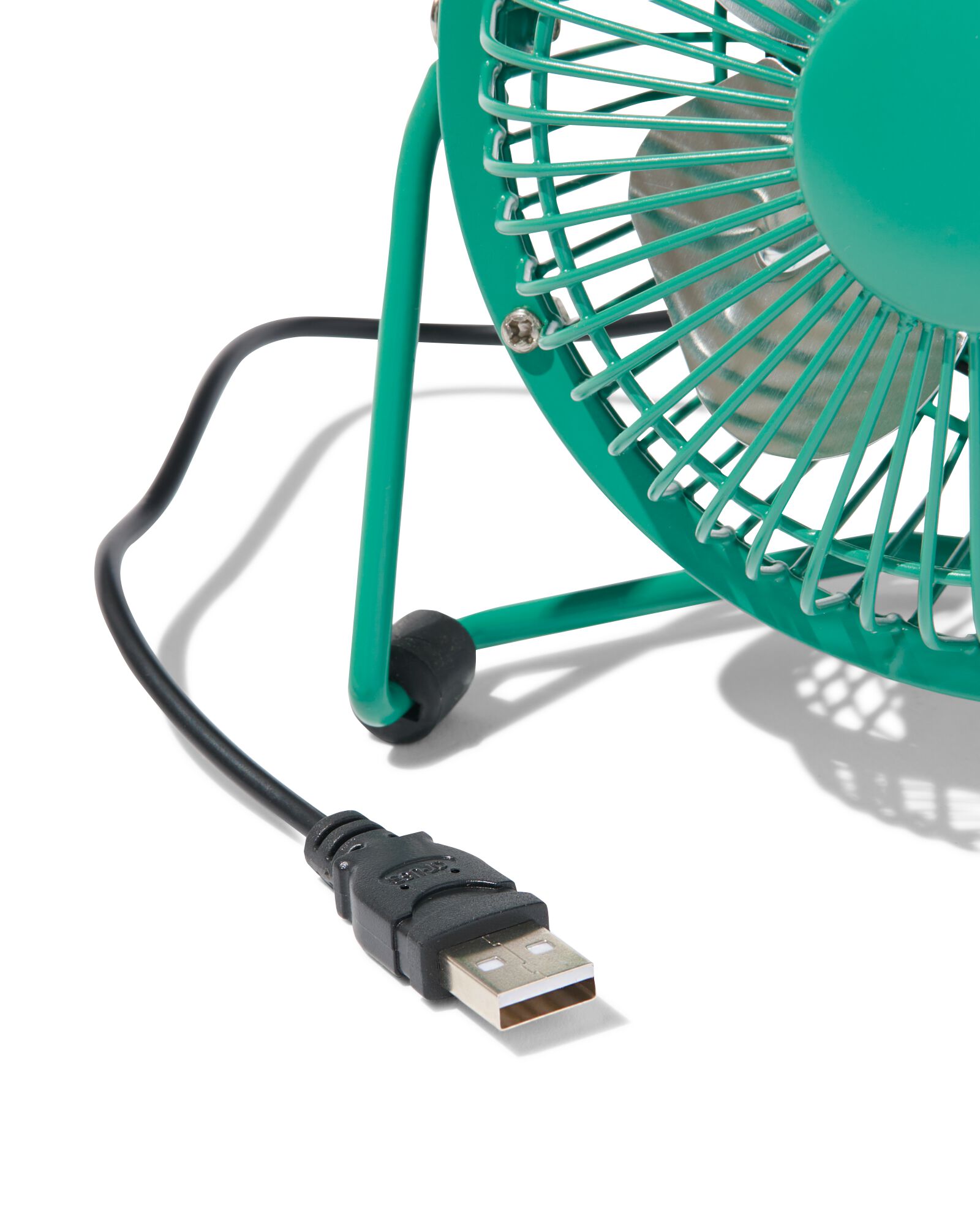 ventilateur de table USB r&eacute;tro vert &Oslash;10cm - 80200014 - HEMA