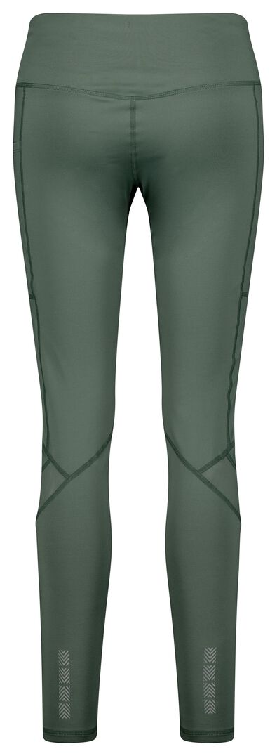 legging de course femme maille vert - 1000022874 - HEMA