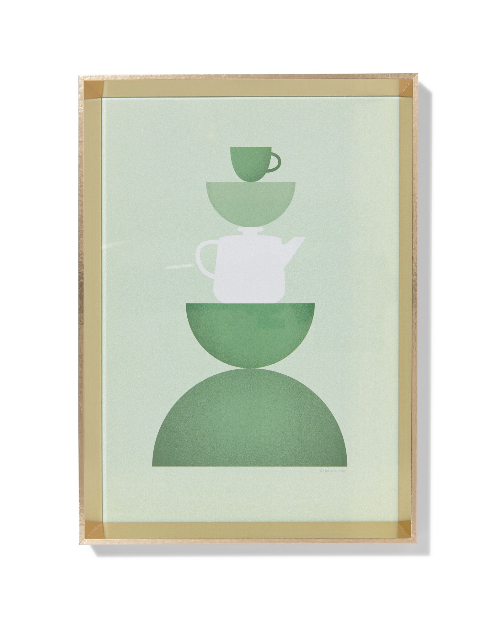 cadre photo bois 15x20 dor&eacute; &agrave; bord 15 x 20 dor&eacute; - 13621074 - HEMA