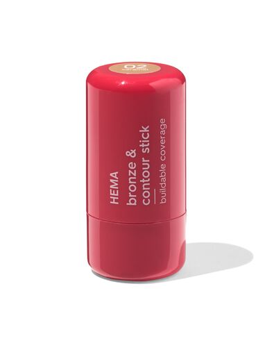 bronze & contour stick 02 caramel - 11290441 - HEMA