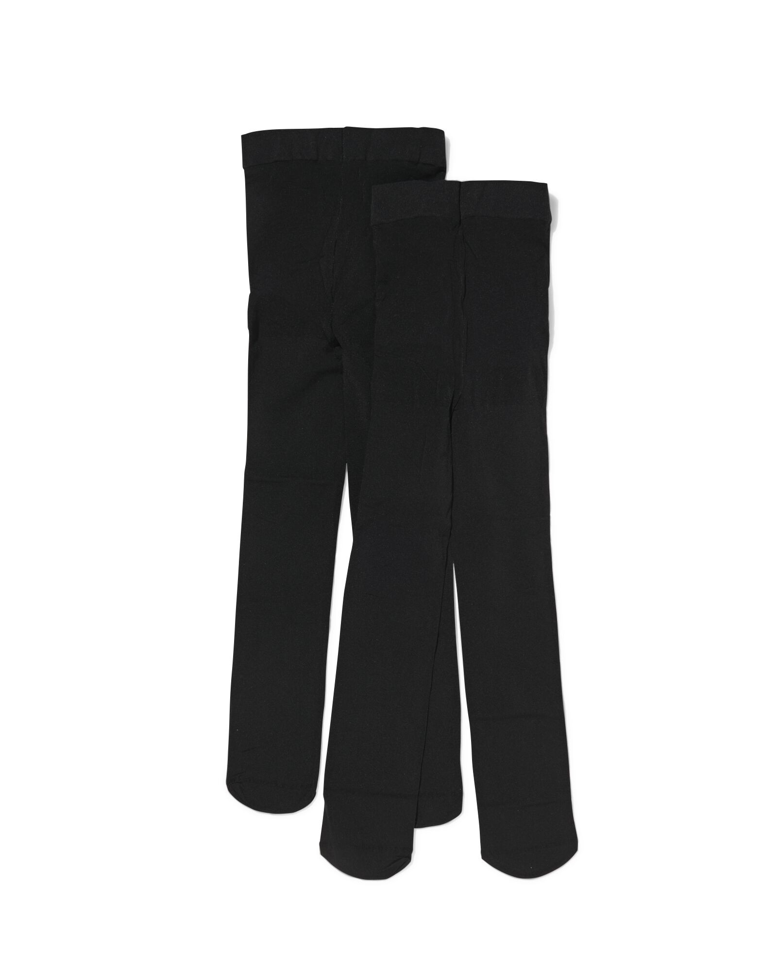 kinder panty temptech 60denier - 2 stuks zwart zwart - 4360205BLACK - HEMA