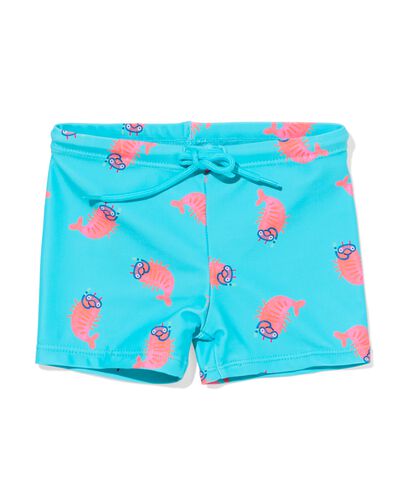 maillot de bain b&eacute;b&eacute; crevettes bleu vif bleu vif - 33200700BRIGHTBLUE - HEMA