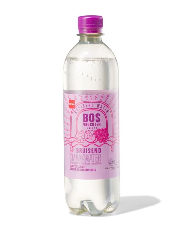 bruisend smaakwater bosvruchten 600ml - 17410103 - HEMA