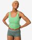 Damen-Boxershorts, hohe Taille, Baumwolle/Elasthan dunkelgrün L - 19620308 - HEMA