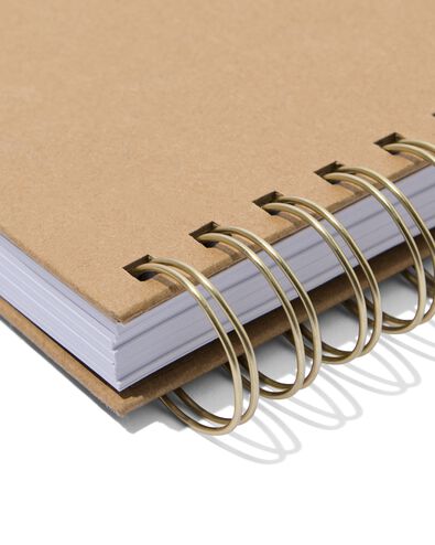 carnet de croquis 18.6x25.4 kraft - 14106012 - HEMA