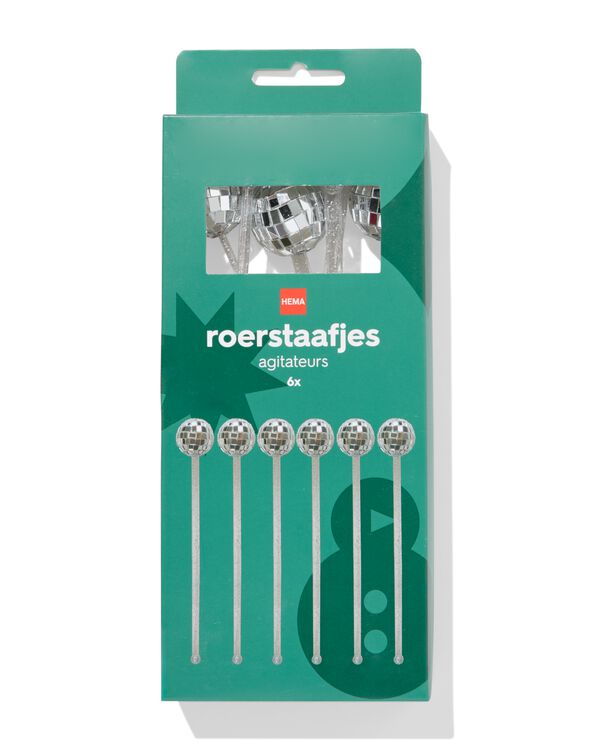 roerstaafjes cocktail - 6 stuks - 25200208 - HEMA