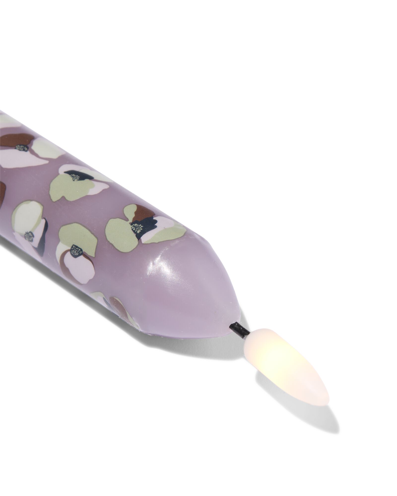 bougie longue LED ⌀2.3x20cm fleur lilas - 13550160 - HEMA