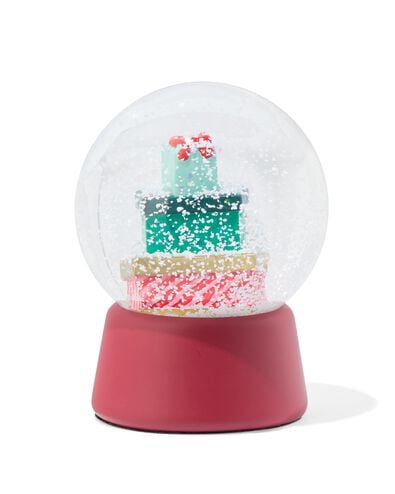 boule &agrave; neige 8x10,5x8cm verre - 25100333 - HEMA