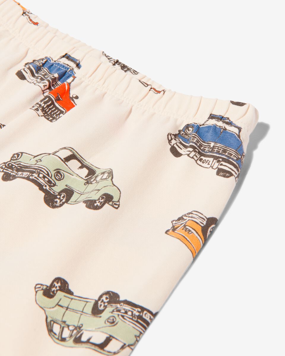 kinder pyjama auto's met poppennachtshirt beige beige - 1000030176 - HEMA