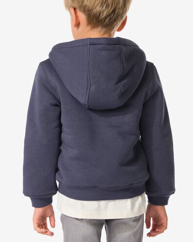 kinder sweatvest donkergrijs - 30704606DARKGREY - HEMA