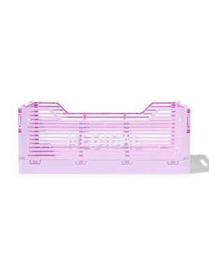 Buchstabentafel-Klappkiste, recycelt, S, violett lila S  20 x 30 x 11,5 - 39810401 - HEMA
