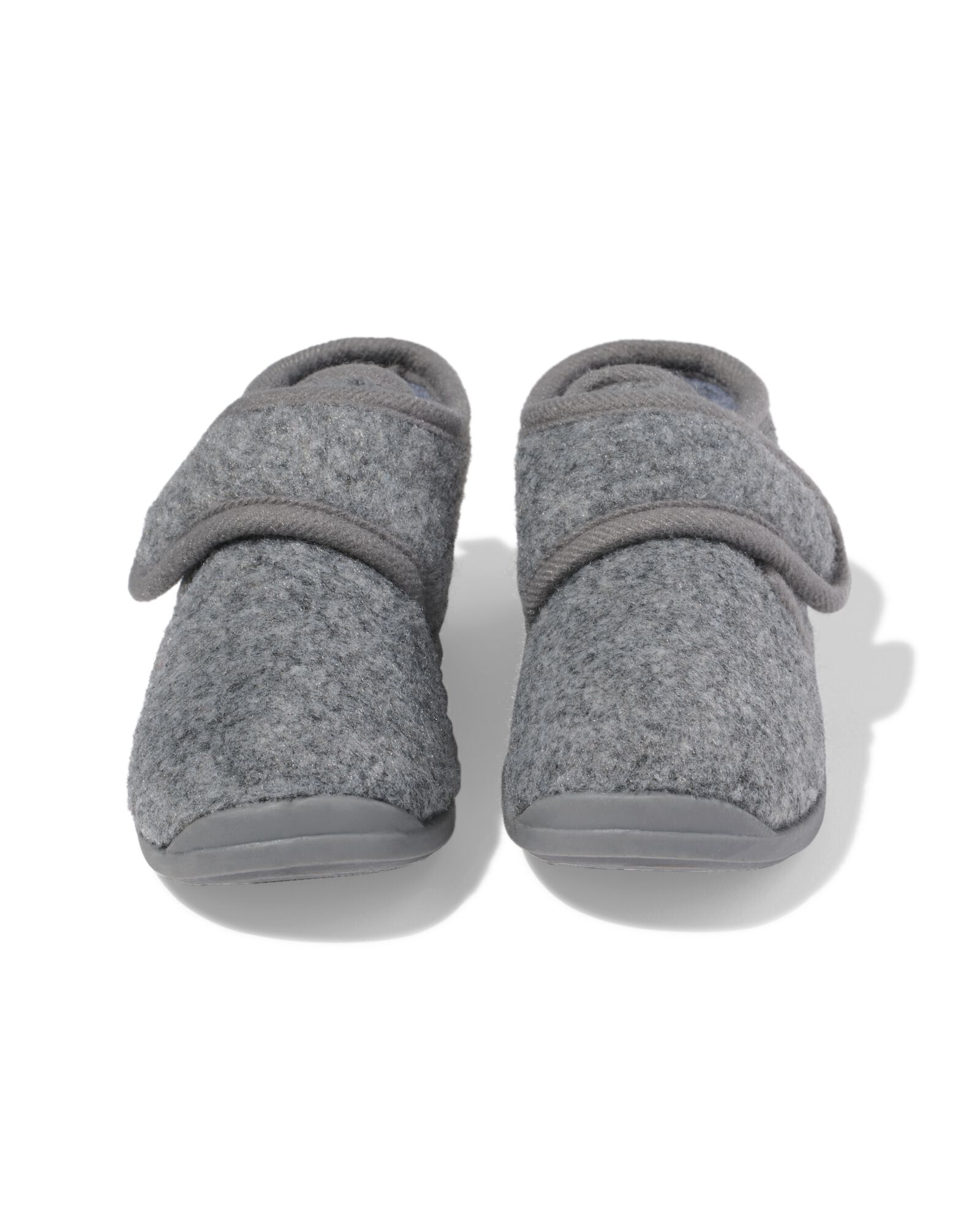 kindersloffen vilt  grijs grijs - 18400080GREY - HEMA