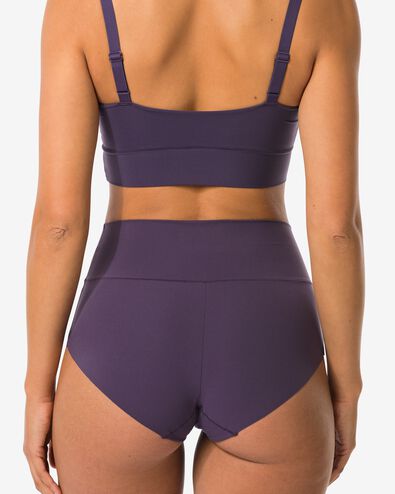 dames tailleslip ultimate comfort donkerpaars - 19611414DARKPURPLE - HEMA