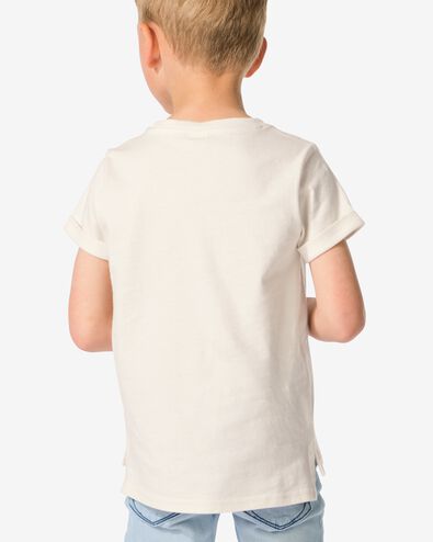 Kinder-T-Shirt mit Struktur ecru - 30742005ECRU - HEMA