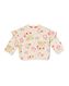 Baby-Sweatshirt, gerippt, Blumen eierschalenfarben 86 - 33002255 - HEMA