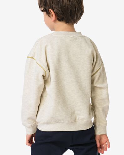 Kinderpulli mit Retro-Aufdruck graumeliert - 30711628GREYMELANGE - HEMA