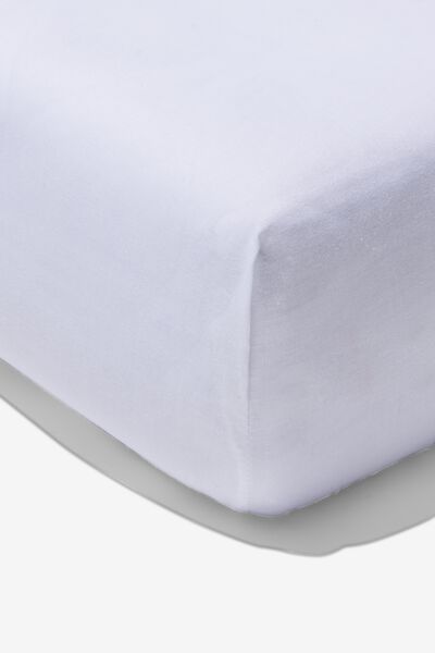 Spannbettlaken - Soft Cotton - 180x220cm - weiß weiß 180 x 220 - 5140091 - HEMA