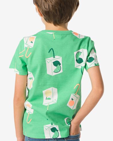 t-shirt enfant boissons vert vert - 30783933GREEN - HEMA