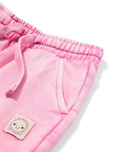 babybroek comfy fit sweatstof roze - 33057470PINK - HEMA