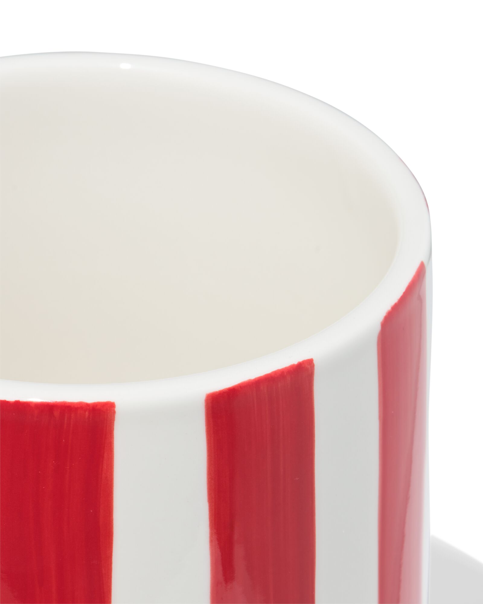 Topf ⌀ 10 × 14 cm, Keramik, Schleife, Rot - 25100354 - HEMA