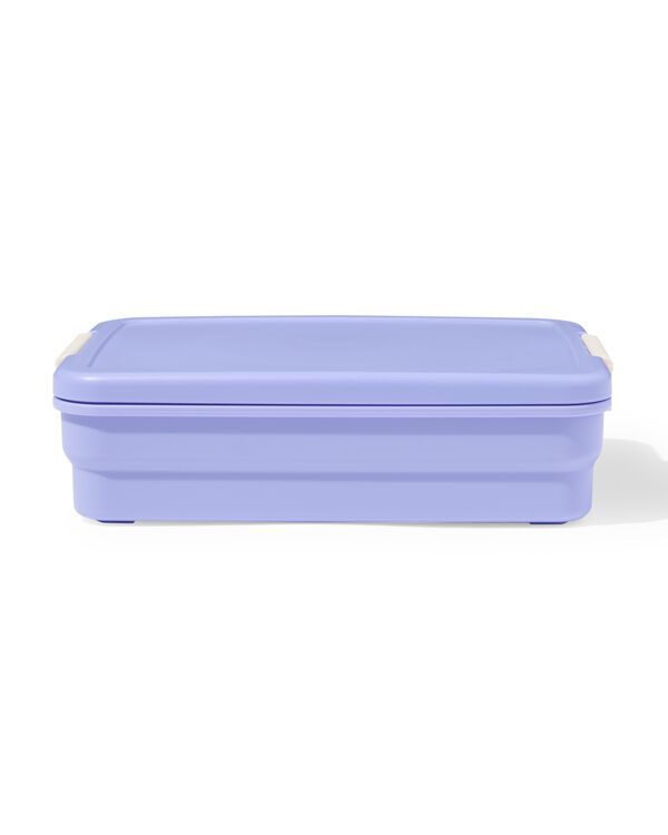 lunchbox modulair groot blauw - 80650291 - HEMA