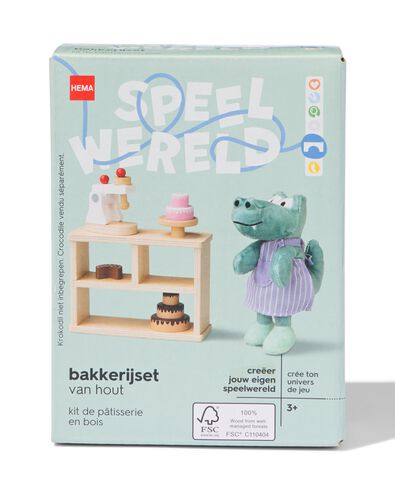 Bäckerei-Set, Holz, sechsteilig - 15140146 - HEMA