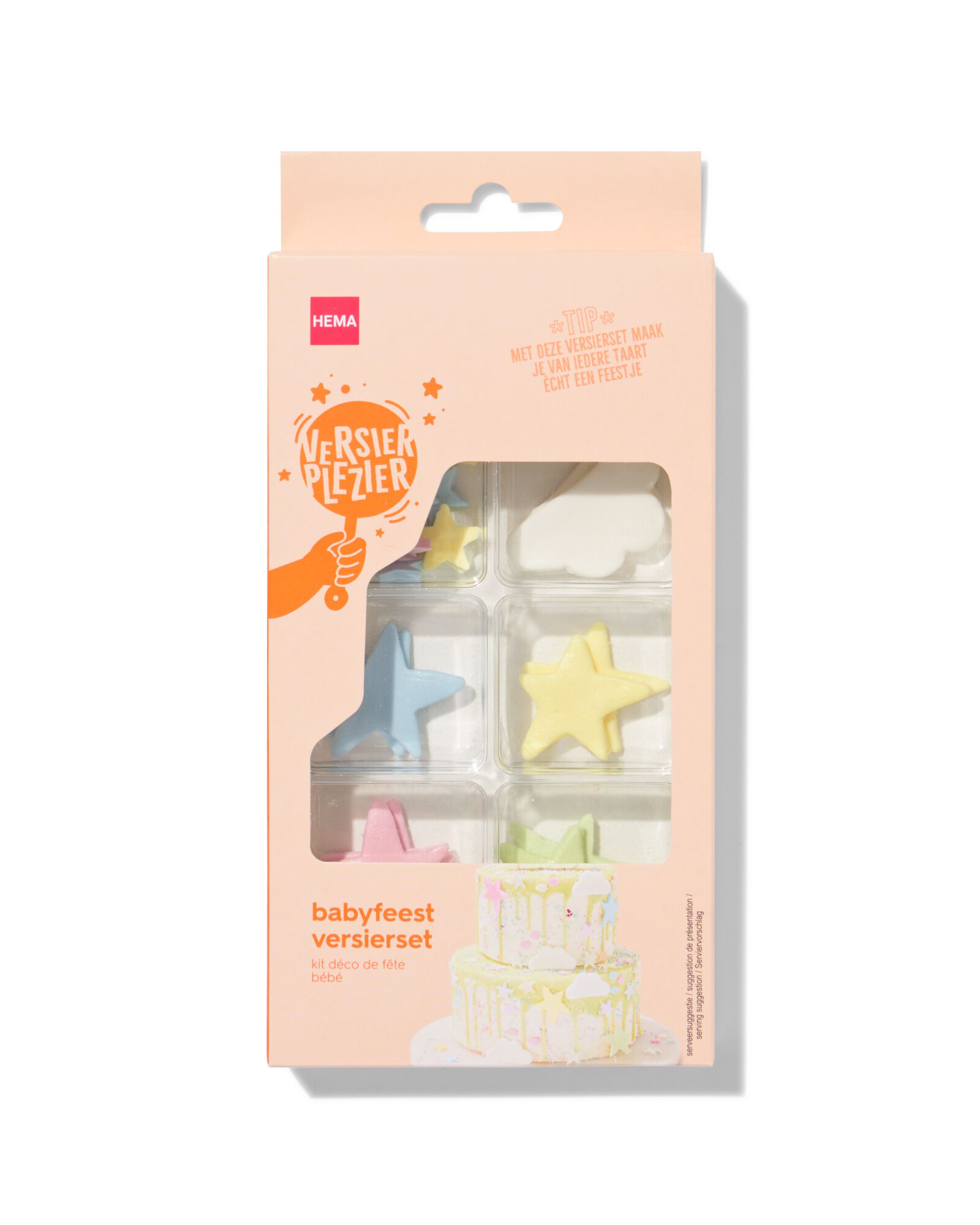 kit de d&eacute;coration comestible - f&ecirc;te b&eacute;b&eacute; - 10290006 - HEMA