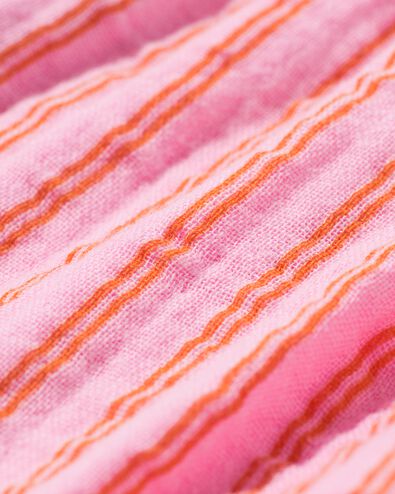 baby kledingset shirt en broekje mousseline strepen roze roze - 33047450PINK - HEMA