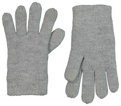 gants enfant polaire pour écran tactile en tricot gris chiné gris chiné - 1000020795 - HEMA
