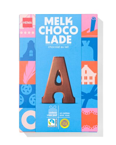 lettre en chocolat au lait A 140 g - 24401101 - HEMA