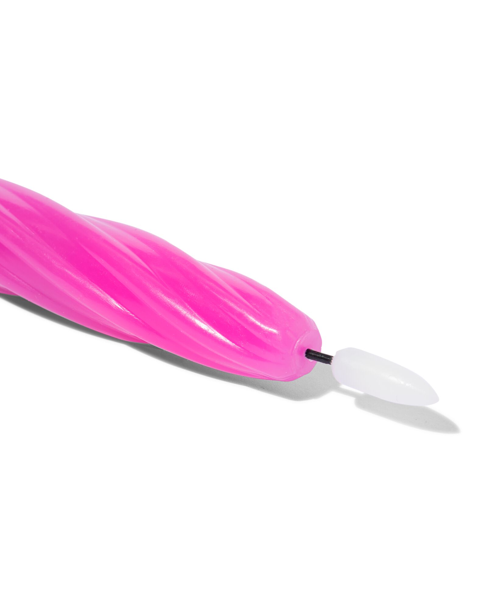 bougie torsad&eacute;e  LED rose - 13550082 - HEMA