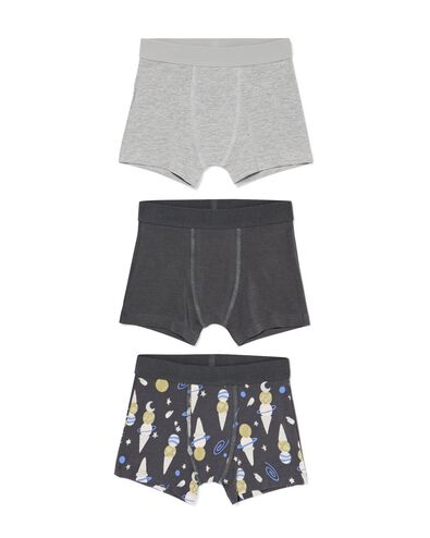 Kinder-Boxershorts. Eist&uuml;ten &ndash; 3 St&uuml;ck anthrazit - 19203360ANTHRACITE - HEMA
