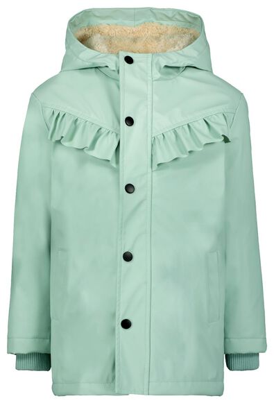 manteau enfant vert menthe - 1000024406 - HEMA