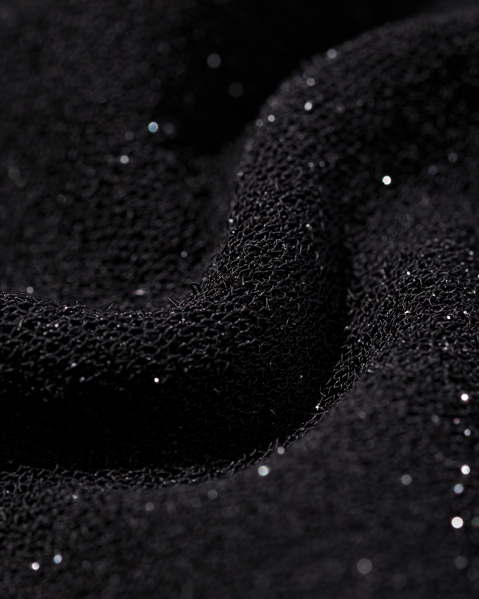 damesbroek Wani met glitters zwart zwart - 36248540BLACK - HEMA