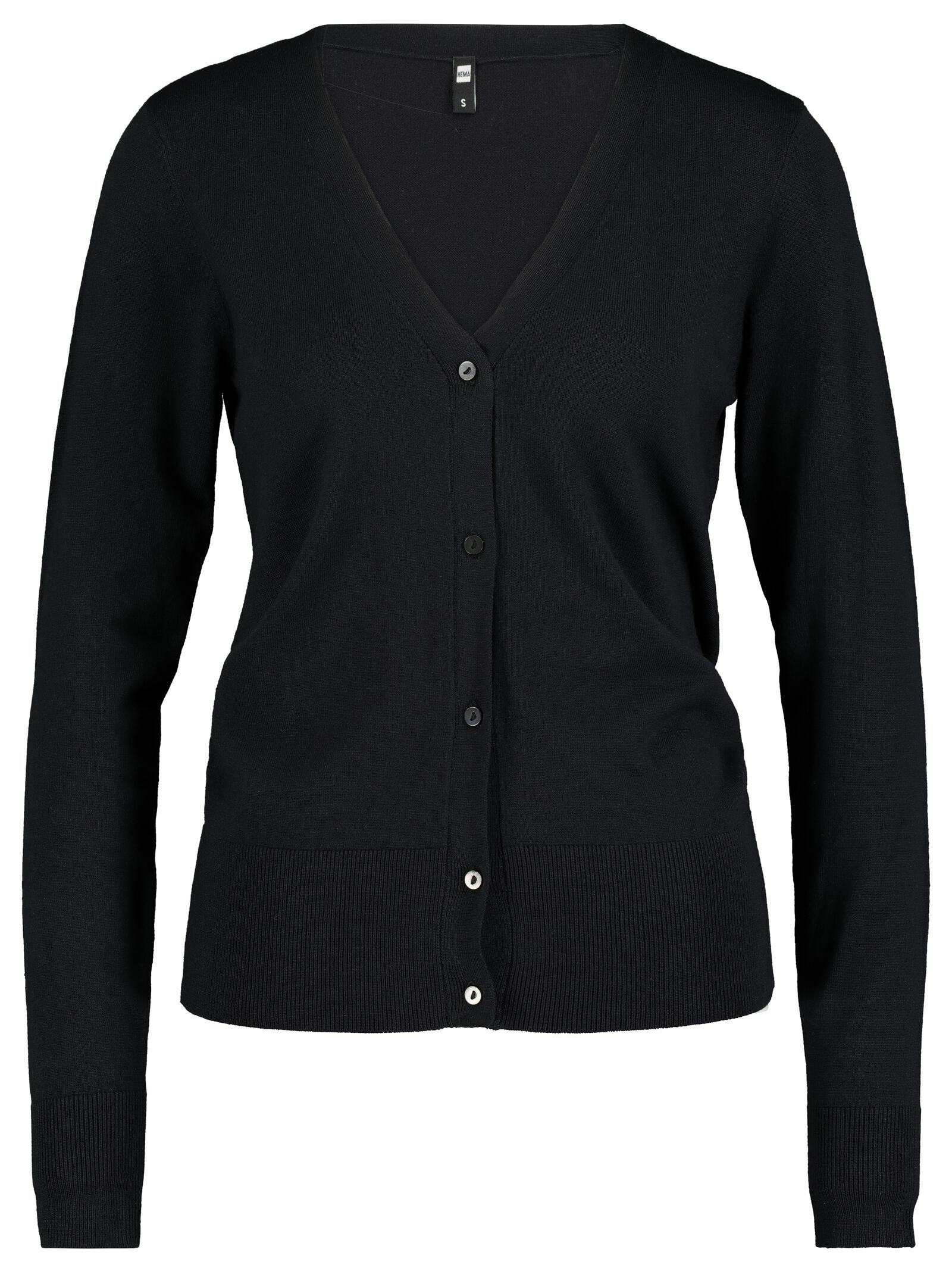 damesvest zwart zwart - 1000014776 - HEMA