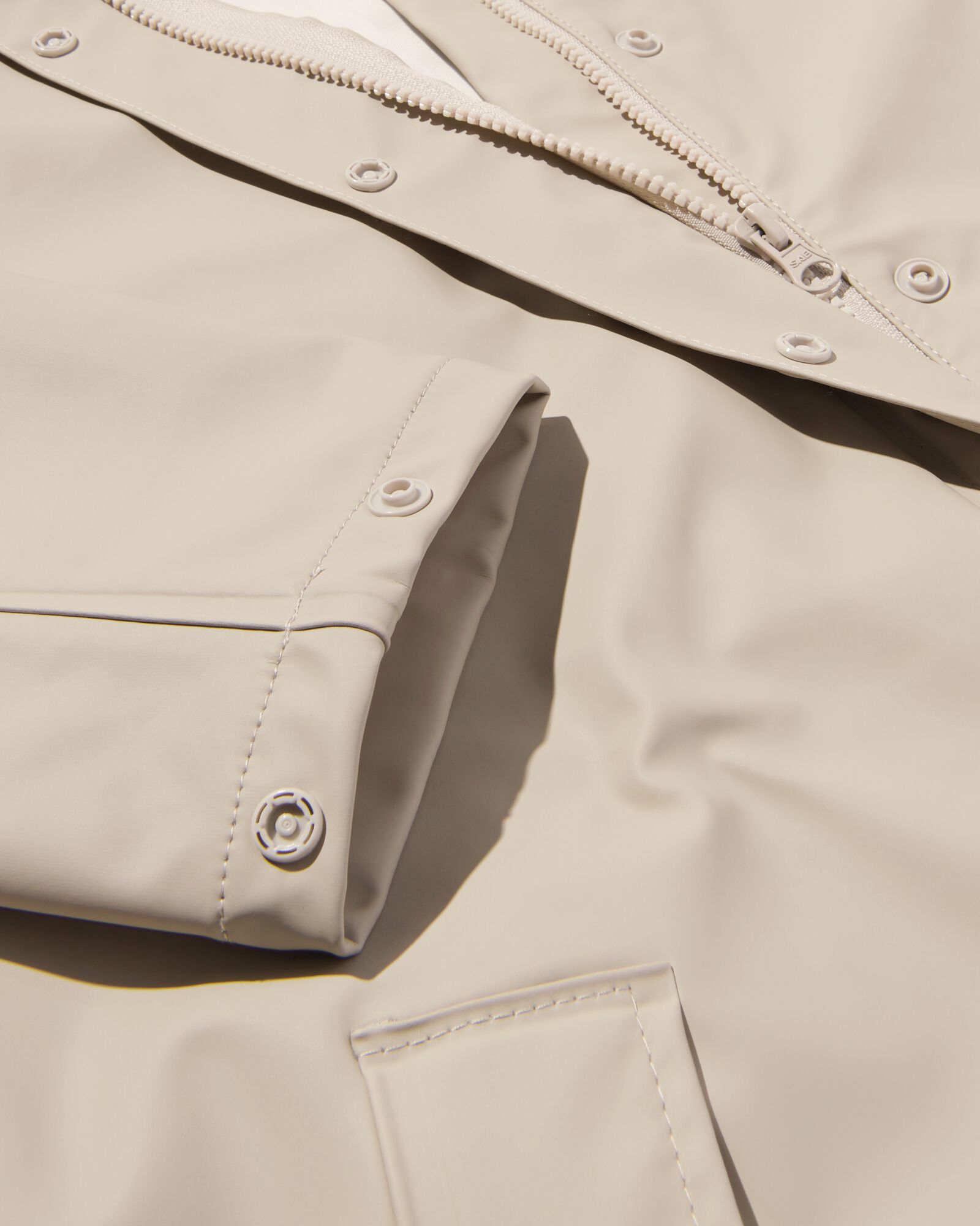 waterdichte dames regenjas  zilvergrijs zilvergrijs - 34460080SILVERGREY - HEMA