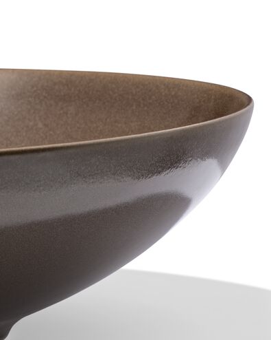 saladier &Oslash;28,5cm Puur fa&iuml;ence marron fonc&eacute; - 9650410 - HEMA
