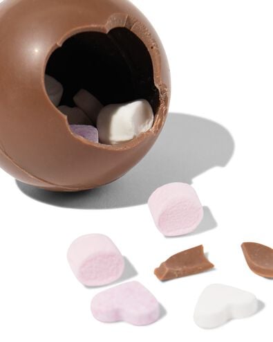 choco bomb met suikerhartjes en marshmallows - 24162312 - HEMA