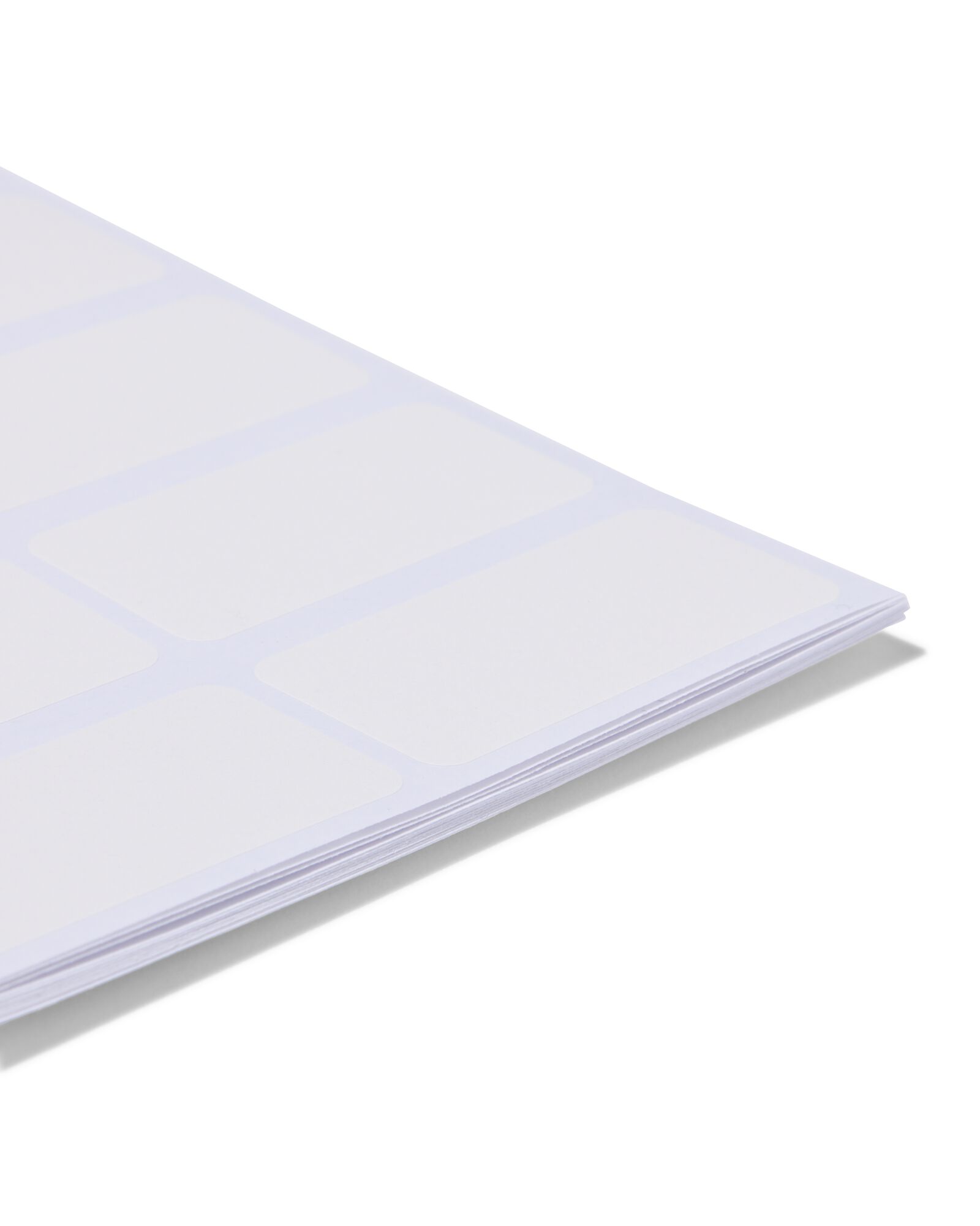 120 &eacute;tiquettes blanches - 14130046 - HEMA