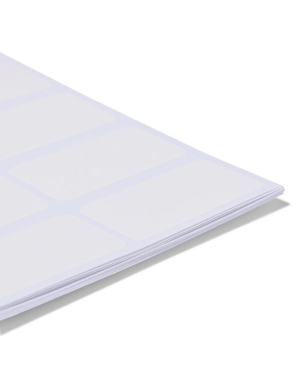 etiketten wit - 120 stuks - 14130046 - HEMA