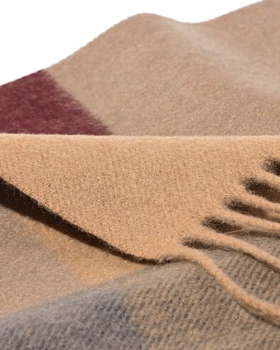 herensjaal ruiten bordeaux - 16500035 - HEMA