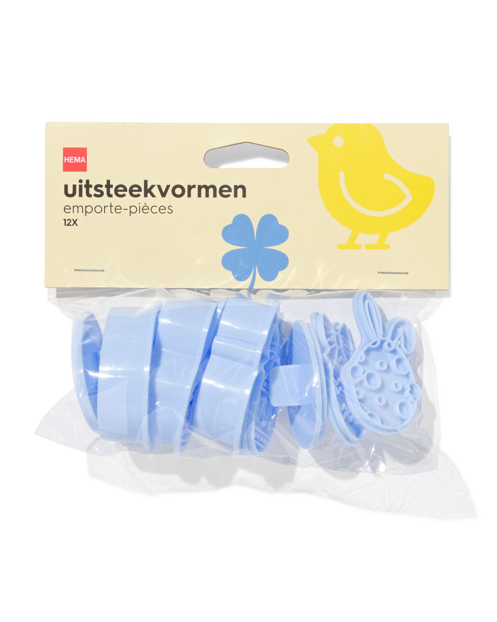 uitsteekvormpje Pasen  - 12 stuks - 25800002 - HEMA