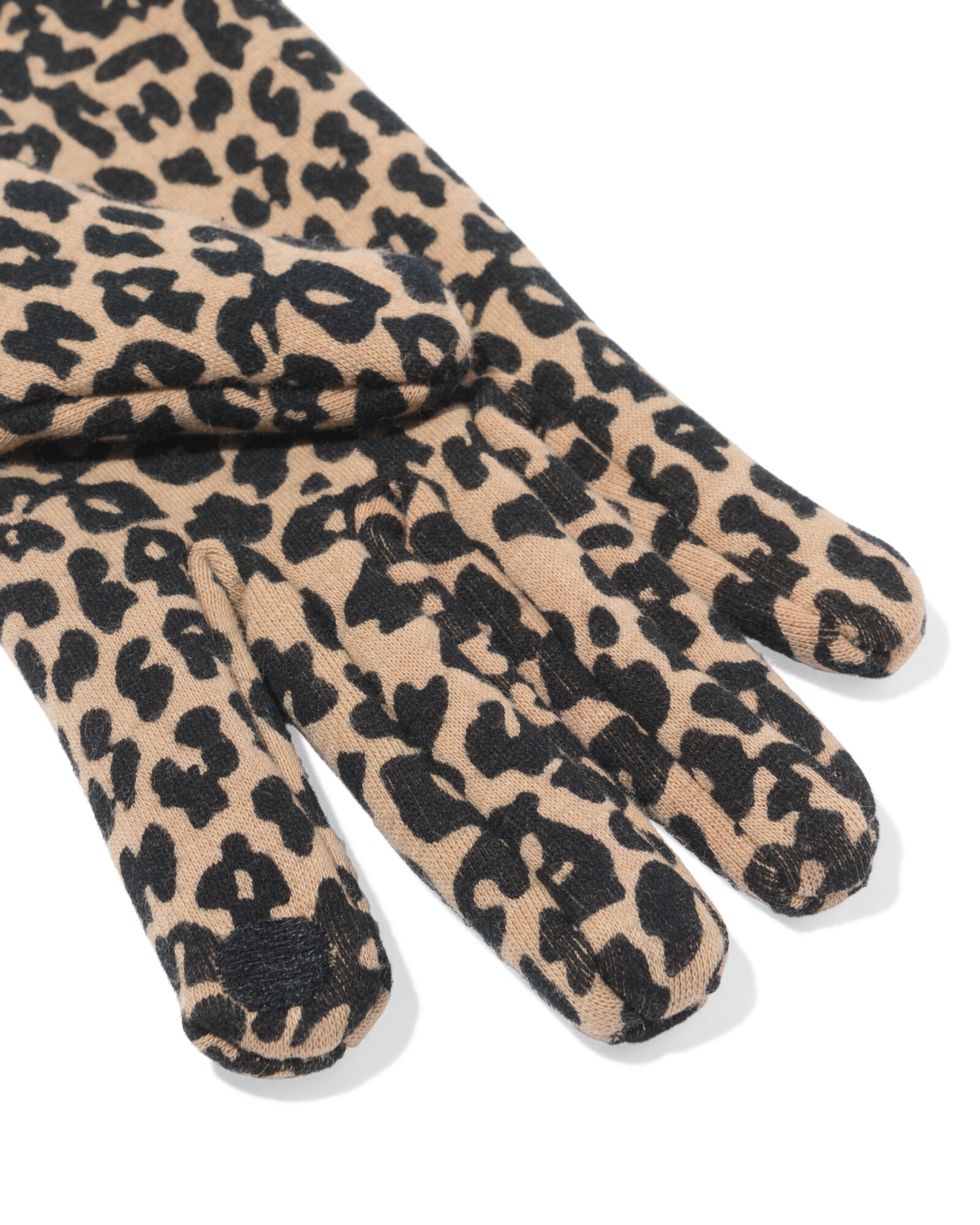 dameshandschoenen met touchscreen tip luipaard multi1 multi1 - 16451025MULTI1 - HEMA
